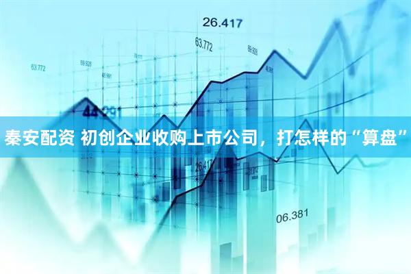秦安配资 初创企业收购上市公司，打怎样的“算盘”