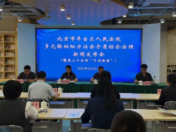 创赢策略 北京丰台法院构建多元联动机制 助力矛盾化解